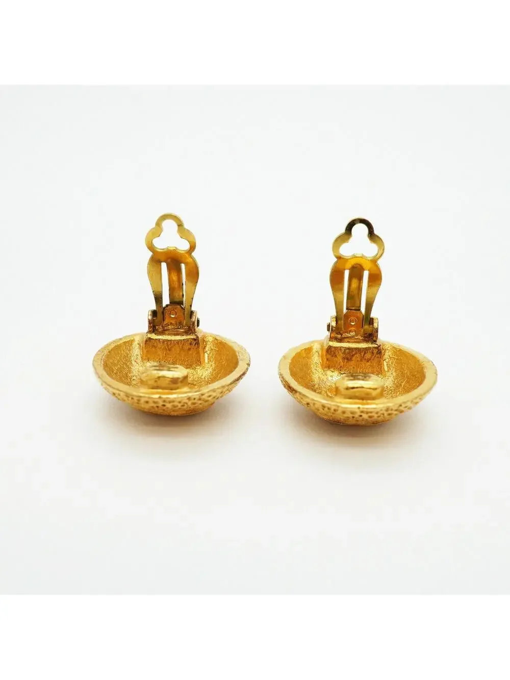 Chanel Cc Logo Circle Clip-On Earrings #357852C62B